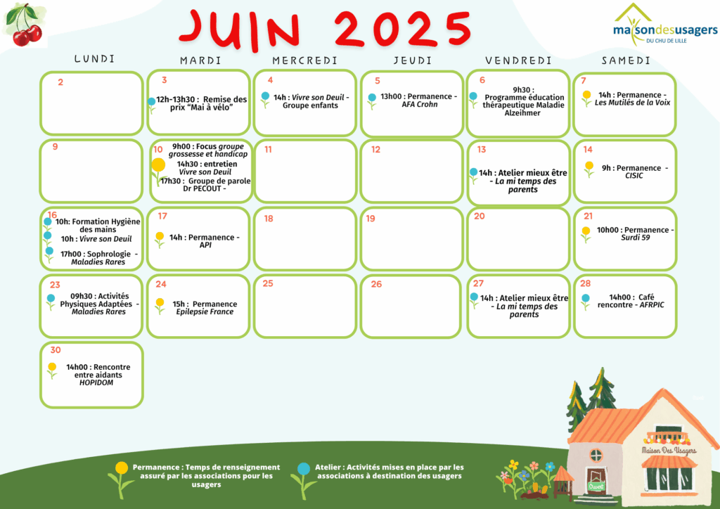 Calendrier MDU