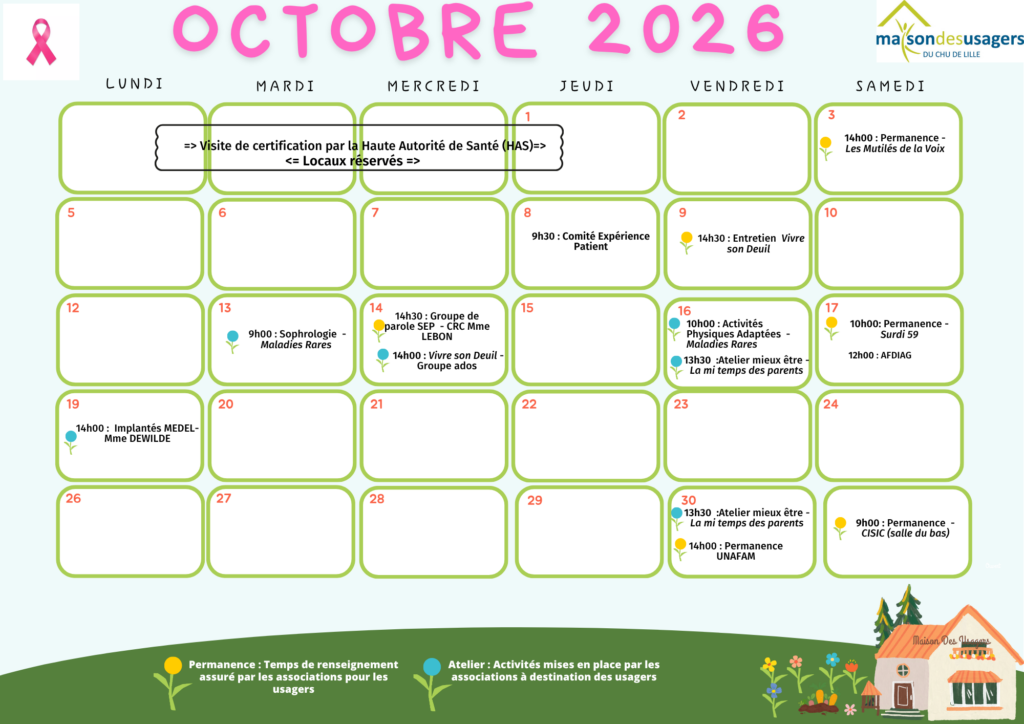 Calendrier MDU